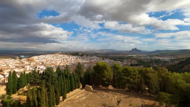 Antequera Espagne Septembre 2023 Vue Panoramique Ville Andalouse Historique Antequera — Video