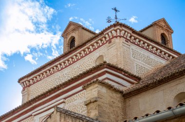 ANTEQUERA, İspanya - 17 Eylül 2023: Antequera, İspanya 'daki Carmen Kilisesi