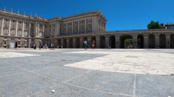 Madrid Espagne Juillet 2023 Visite Palais Royal Madrid Par Une — Video