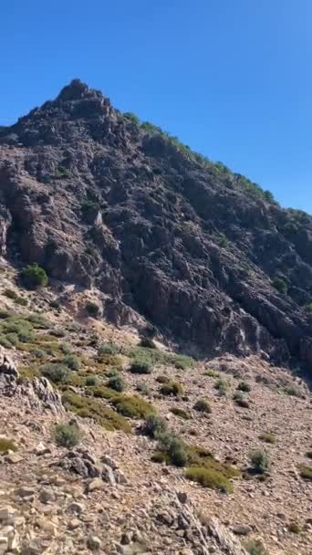 Κορυφή Lucero Του Φυσικού Πάρκου Tejeda Almijara Και Alhama Στη — Αρχείο Βίντεο