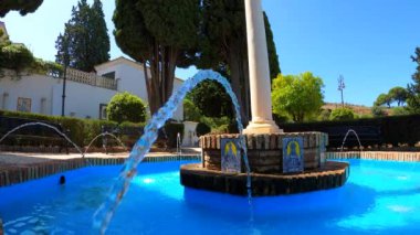 HUELVA, İspanya - 11 Haziran 2023: The Chapel of Nuestra Seora de la Cinta (Huelva 'nın Koruyucu Bakiresi), 11 Haziran 2023 tarihinde İspanya' nın Huelva kentinde Cabezos olarak bilinen tepelerde yer aldı.