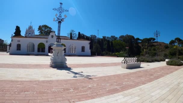 Huelva Španělsko Června 2023 Kaple Nuestra Seora Cinta Patron Panny — Stock video