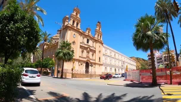 Huelva Spanyolország 2023 Június Merced Szent Székesegyház Huelva Spanyolország 2023 — Stock videók