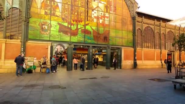 Malaga Spain November 2023 Alăturați Diversității Fructelor Mare Proaspete Cărnii — Videoclip de stoc