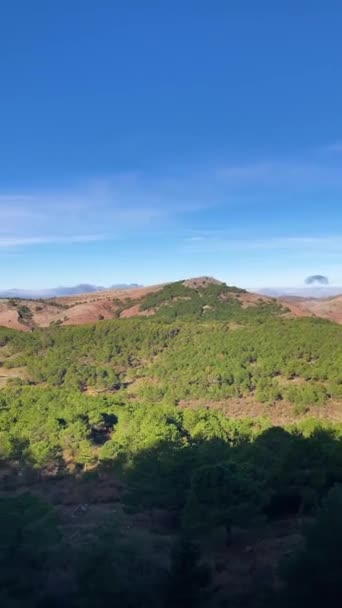 Vue Panoramique Sentier Randonnée Sommet Torrecilla Parc National Sierra Las — Video
