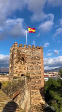 FUENGIROLA, İspanya - 17 Şubat 2024 'te İspanya' nın Fuengirola kentindeki Sohail şatosu
