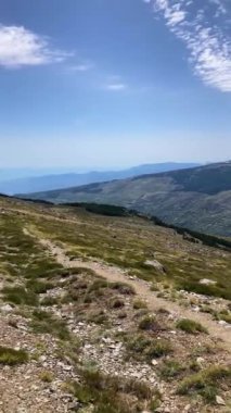 Sierra Nevada sınırında panoramik manzara, Endülüs, İspanya