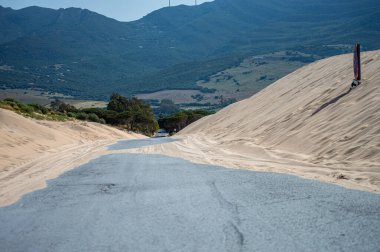 Valdevaqueros Dune Tarifa 'da, Cebelitarık Boğazı, İspanya