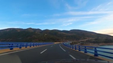 Granada, İspanya - 6 Ocak 2024: Malaga 'dan Granada, İspanya' ya yolculuk 6 Ocak 2024