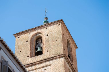 MALAGA, İspanya - 13 Ağustos 2023 'te İspanya' nın Malaga kentindeki Larios caddesinde sabah yürüyüşü