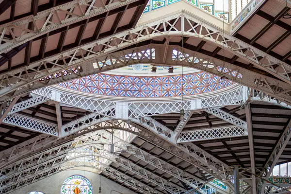 stock image VALENCIA, SPAIN - FEBRUARY 2, 2024: Central market in Valencia, Spain on February 2, 2024