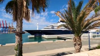 MALAGA, İspanya - 4 Eylül 2023: 4 Eylül 2023 tarihinde İspanya 'nın Malaga kentinde 