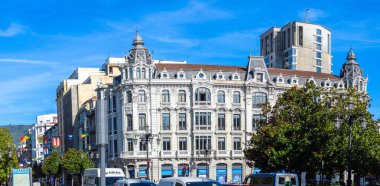 Oviedo, İspanya - 16 Eylül 2024: Oviedo, İspanya 'da San Francisco parkında yürüyüş