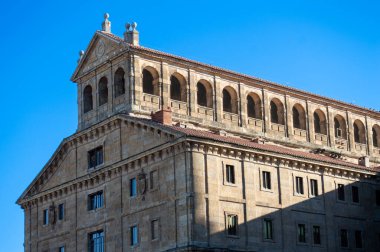SALAMANCA, İspanya - 17 Eylül 2024: Salamanca Üniversitesi, İspanya 17 Eylül 2024