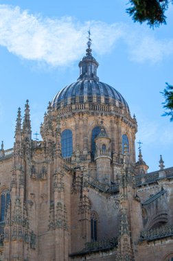 SALAMANCA, İspanya - 17 Eylül 2024: Salamanca Üniversitesi, İspanya 17 Eylül 2024