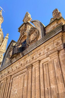 SALAMANCA, İspanya - 17 Eylül 2024: Salamanca Üniversitesi, İspanya 17 Eylül 2024