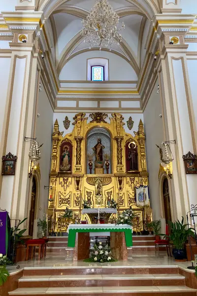 YUNQUERA, İspanya - 26 Ekim 2024: Yunquera, İspanya 'daki Enkarnasyon Kilisesi