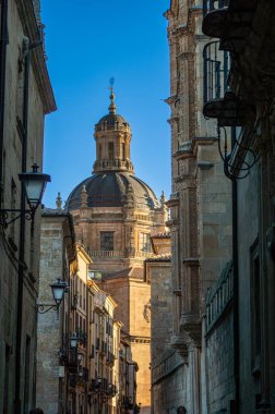 SALAMANCA, İspanya - 17 Eylül 2024: Salamanca Üniversitesi, İspanya 17 Eylül 2024