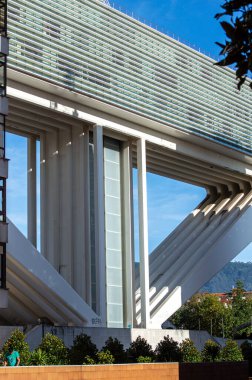 OVIEDO, İspanya - 16 Eylül 2024: Oviedo Kongre ve Sergi Merkezi 16 Eylül 2024