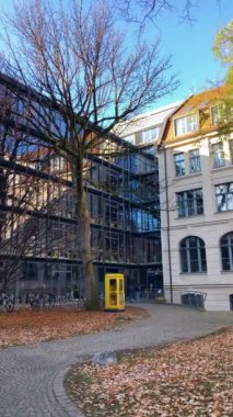 MUNİH, Almanya - 1 Aralık 2024: Münih 'teki Ludwig Maximilian Üniversitesi