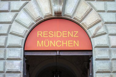 MUNICH, GERMANY - DECEMBER 2, 2024: Munich Residence is the former royal palace of the Wittelsbach monarchs of Bavaria in Munich, Germany clipart