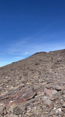 Mulhacen Peak, Sierra Nevada Ulusal Parkı, Endülüs, İspanya