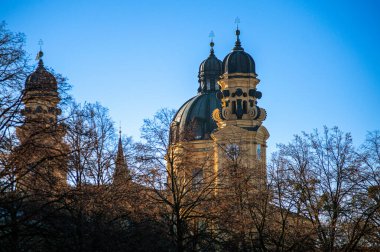 MÜZİK, GERMANE - 2 Aralık 2024 Hofgarten (Court Garden), Almanya 'nın Münih şehrinde Münih' in merkezinde bulunan bir bahçedir.