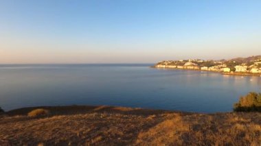 İspanya, Almunecar 'da güneş doğuyor. 