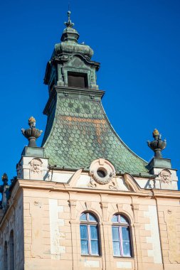 SLOVAKIA, SPISSKA NOVA - 28 Aralık 2024: Spisska Nova Ves, Slovakya Evanjelik Kilisesi