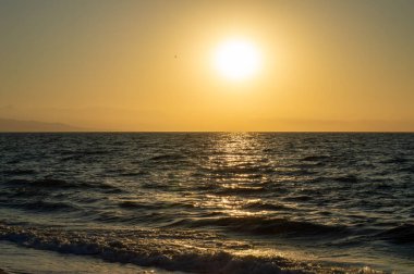 İspanya, Torremolinos sahilinde gün doğumu