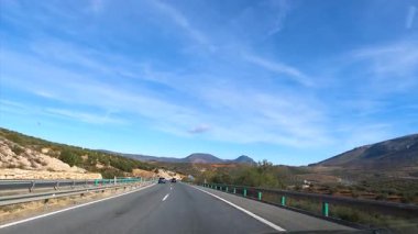 Granada, İspanya - 6 Ocak 2024: Malaga 'dan Granada, İspanya' ya yolculuk 6 Ocak 2024