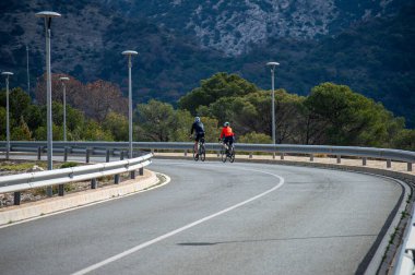 İSPAN, ARDALES - 9 Şubat 2025: Guadalhorce veya Guadalteba rezervleri, Endülüs, İspanya