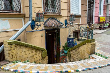 ODESA, UKRAINE - 21 Temmuz 2021: Odesa, Ukrayna 'nın güneybatısında, Karadeniz kıyısında yer alan canlı bir liman kentidir..