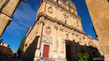 SALAMANCA, İspanya - 17 Eylül 2024: Salamanca Üniversitesi, İspanya 17 Eylül 2024