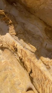 Endülüs, İspanya 'daki Cala Sardina Sahili' nin nefes kesici manzarası (Playa de Cala Sardina)