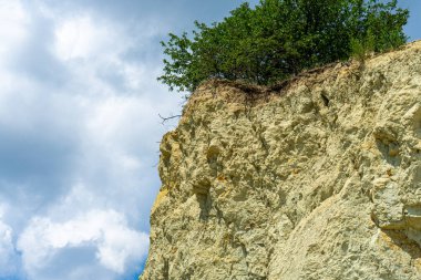 Pyvykha Dağı Ukrayna 'daki Kremenchuk Reservoir kıyısı boyunca yükselir, büyük bir kayaya benzer ve kamp, hafif yürüyüş ve ferahlatıcı yüzme için popüler bir durak olarak hizmet verir..