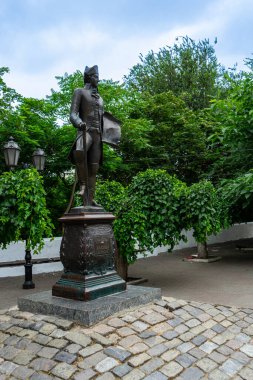 ODESA, UKRAINE - 21 Temmuz 2021: Odesa, Ukrayna 'nın güneybatısında, Karadeniz kıyısında yer alan canlı bir liman kentidir..