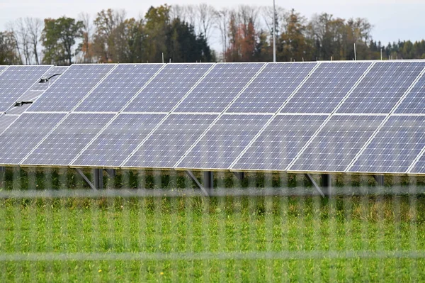 Campus Solar Com Central Fotovoltaica Investigação Energieag Eberstalzell Alta Áustria — Fotografia de Stock