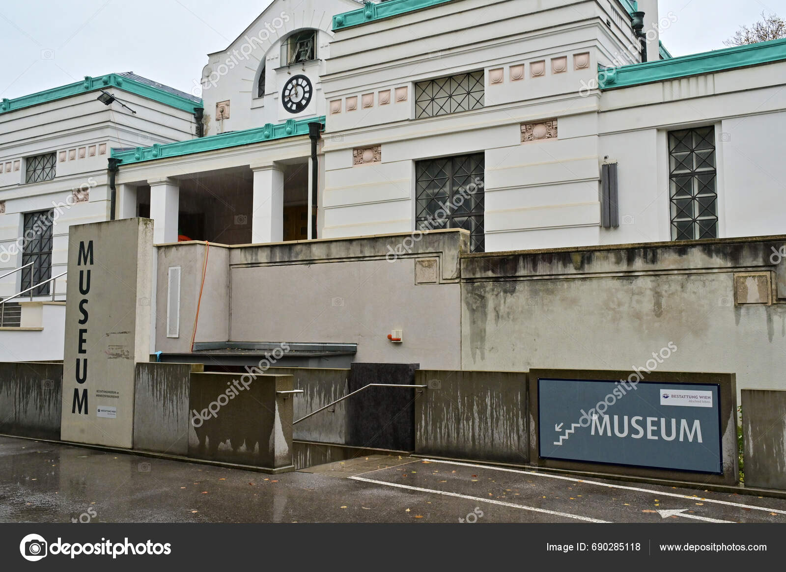 Funeral Museum Central Cemetery Vienna Austria Stock Editorial Photo