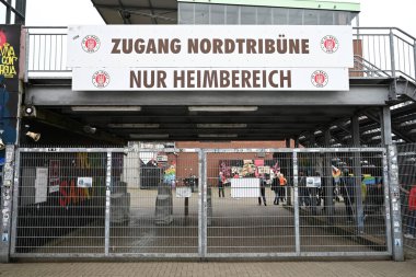 Almanya 'nın Hamburg kentindeki FC St. Pauli Millerntor Stadyumu