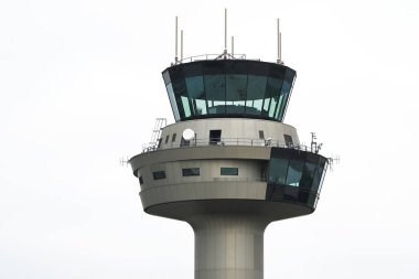 Avusturya 'daki Salzburg Havaalanı Kulesi.