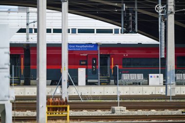 Graz, Styria 'daki federal tren istasyonu.