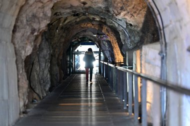 Styria, Graz 'daki dünyaca ünlü Schlossberg tünelleri.