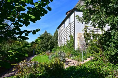 Weimar, Thuringia 'daki Goethe bahçe evi.