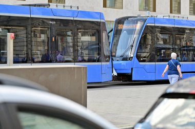 Münih, Bavyera 'da tramvay