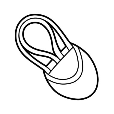 Çocuklar için boyama kitabı, Ritmik jimnastik ayakkabısı.