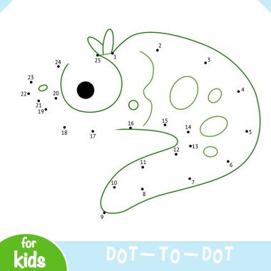 Güzel bir deniz yılanbalığıyla nokta nokta oyunu. Resmi tamamlamak için noktaları birleştir. Okyanus hayvanları hakkında renklendirme ve sayı çalışması için eğlenceli bir eğitim oyunu