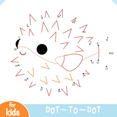 Çocuklar için okyanus hayvanlarıyla ilgili nokta sayfa sayfalar için şirin bir fugu balığı çizgi filmi. Taslağı tamamlamak için numaraları birleştir. Renklendirme ve sayı çalışması için eğlenceli bir eğitici oyun.