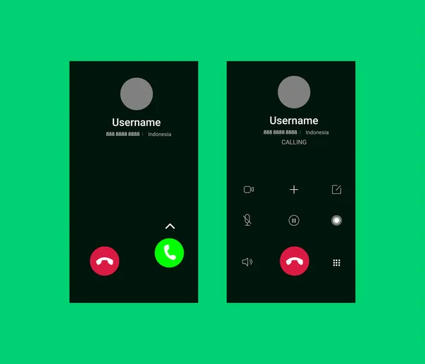 Cep telefonu için video şablonu. Sosyal medya arayüzü