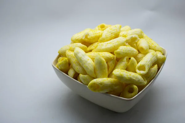 Картофельные Палочки Белом Фоне — стоковое фото